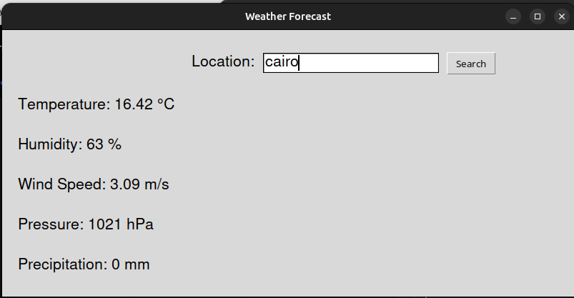 Weather Forecast